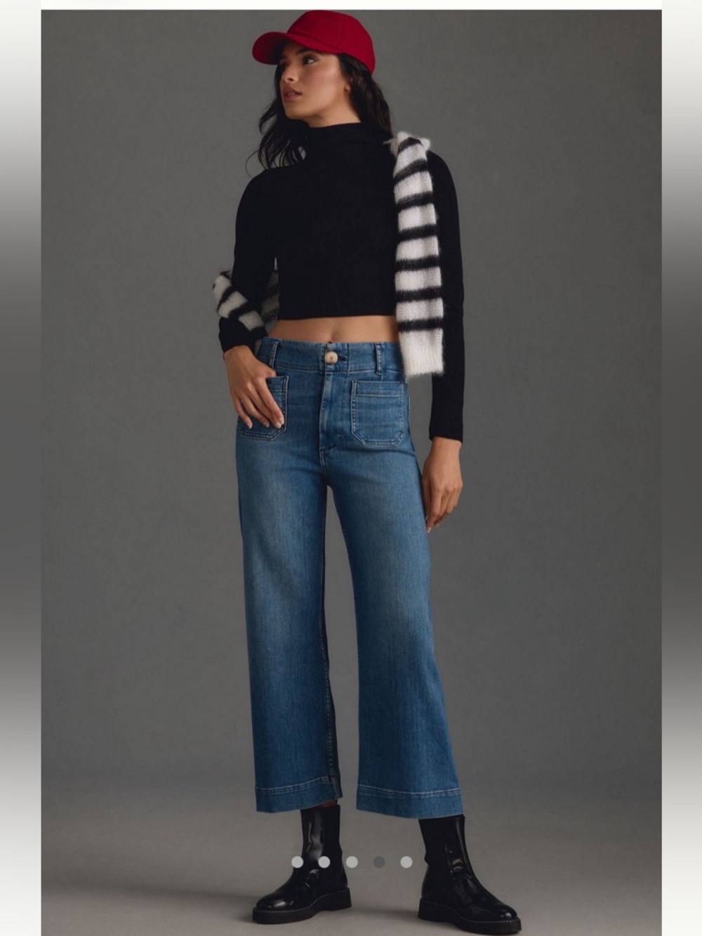 Anthropologie Maeve Colette Cropped Jeans